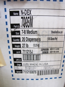 LOT TO INCLUDE: (7 BOXES/15-20 PACKS PER BOX, 100 GLOVES PER PACK) MEDIUM SIZED BLUE NITRILE GLOVES, (6 PACKS) SAFEGRIP POWDER FREE LATEX EXAMINATION GLOVES, (4 BOXES) SMALL POLYMED LATEX EXAMINATION GLOVES, (3 BOXES) AMBIDEX EXAMINATION GLOVES. LOADING & HANDLING FEE $15-4215
